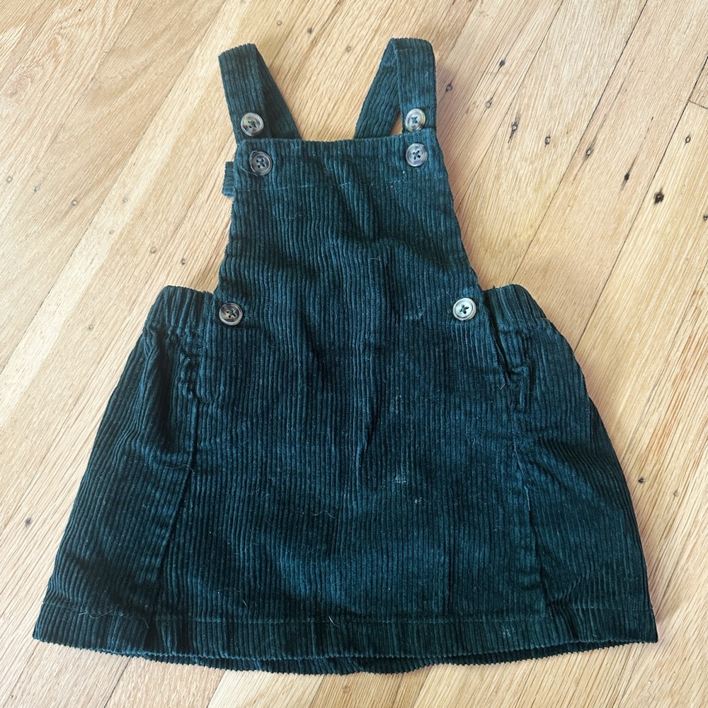 Baby Corduroy Overalls in Green in Size 6M